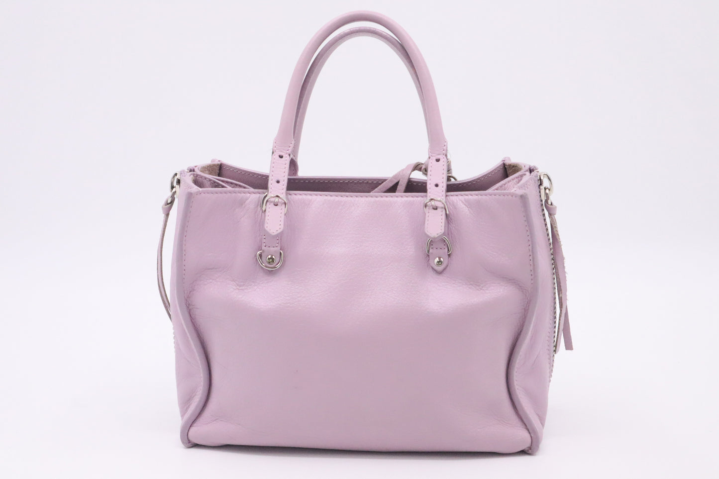 Balenciaga Papier Handbag in Lilac Leather