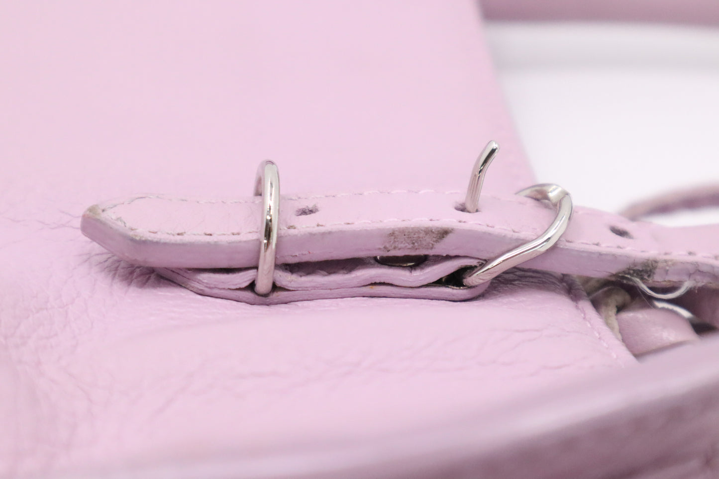 Balenciaga Papier Handbag in Lilac Leather