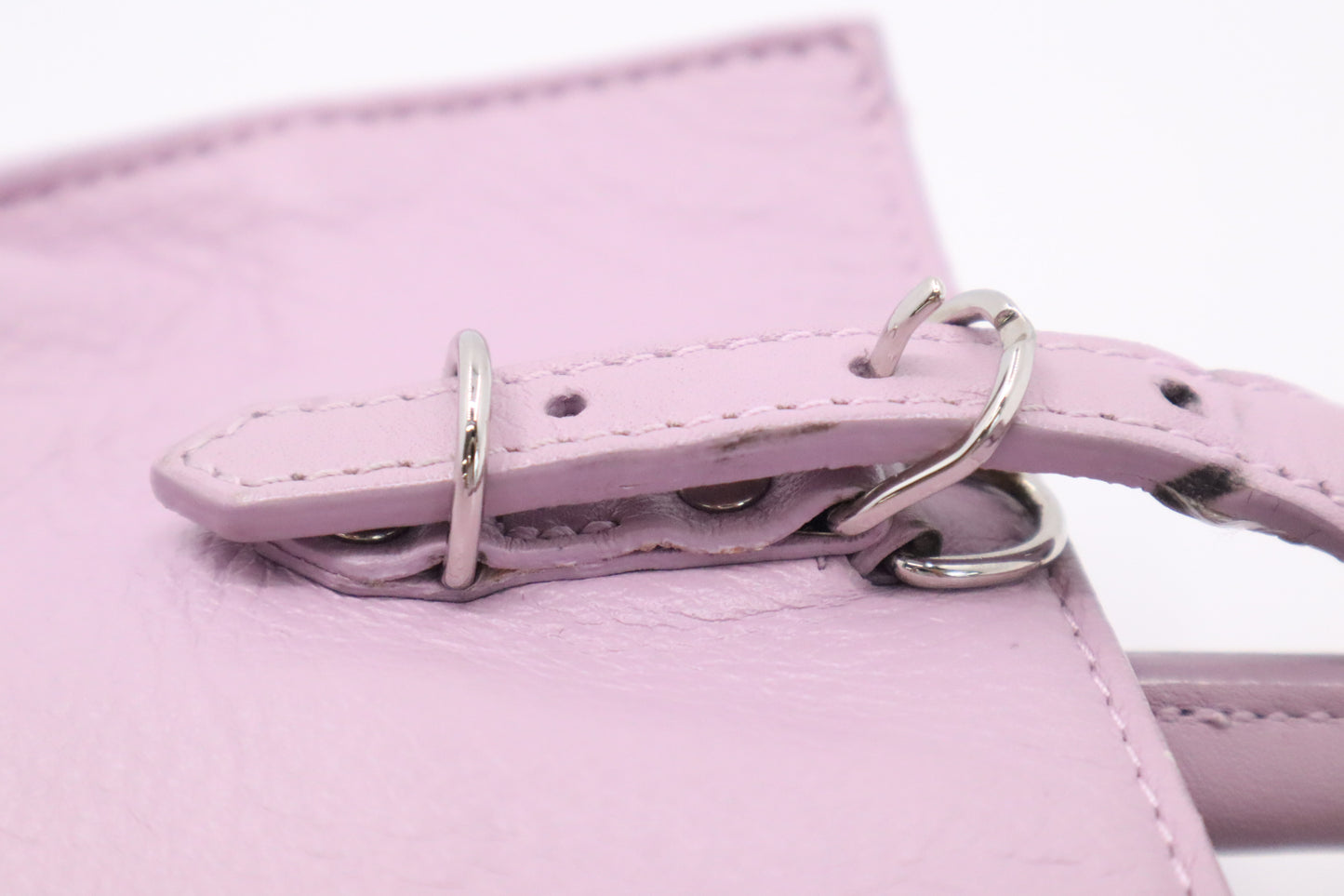 Balenciaga Papier Handbag in Lilac Leather