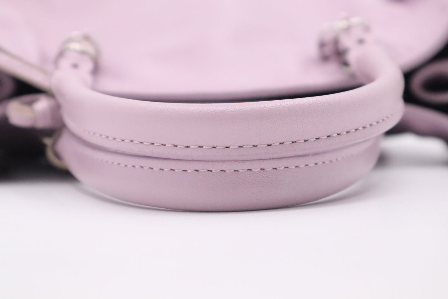 Balenciaga Papier Handbag in Lilac Leather