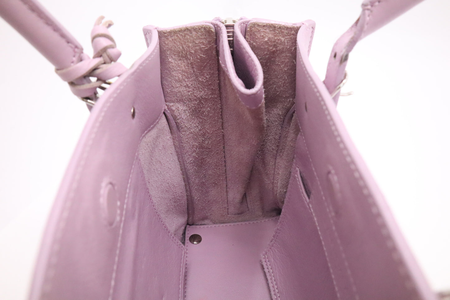 Balenciaga Papier Handbag in Lilac Leather