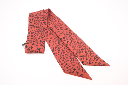 Hermes Twilly in Red Silk