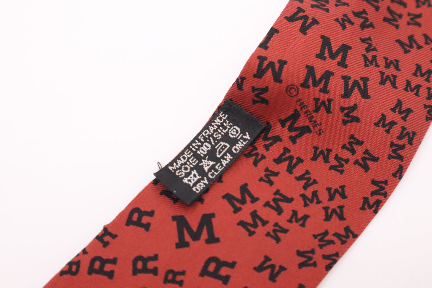 Hermes Twilly in Red Silk
