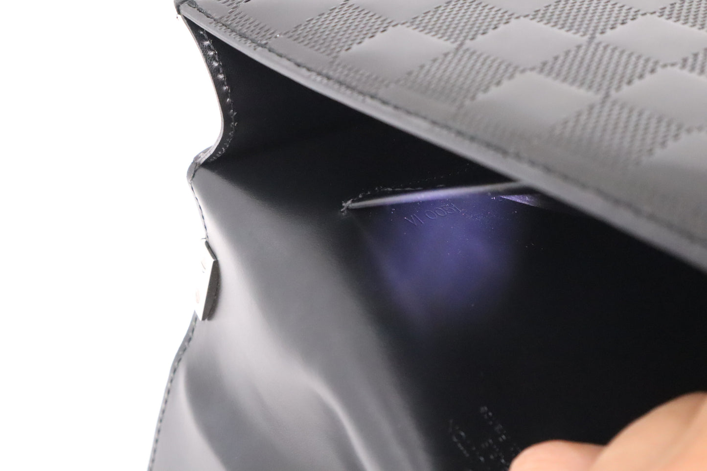 Louis Vuitton Cabaret in Black Damier Vernis Leather