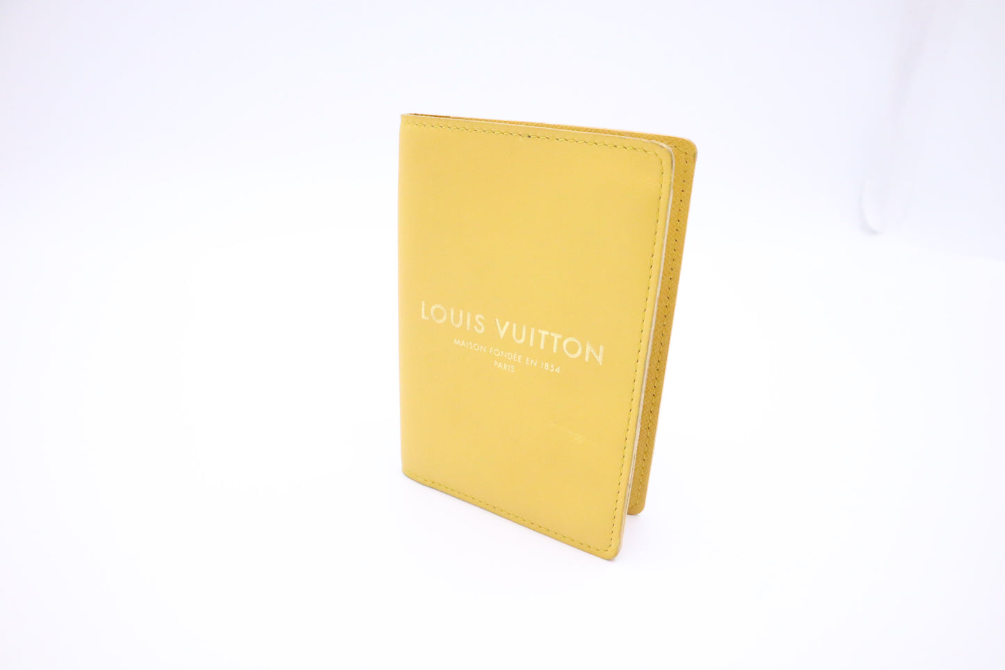 Louis Vuitton Passport Case in Yellow Leather