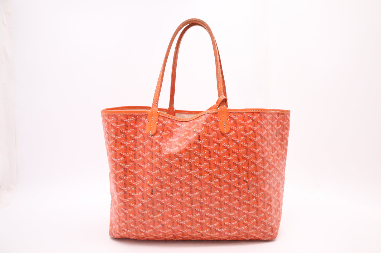 Goyard Saint Louis PM in Orange Goyardine Canvas