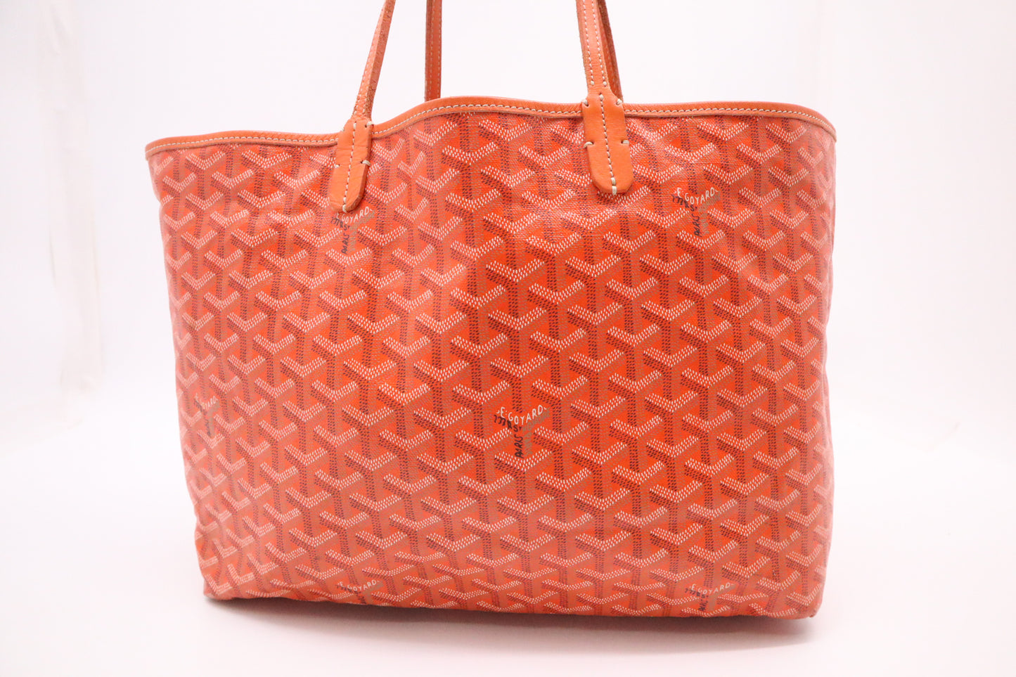Goyard Saint Louis PM in Orange Goyardine Canvas