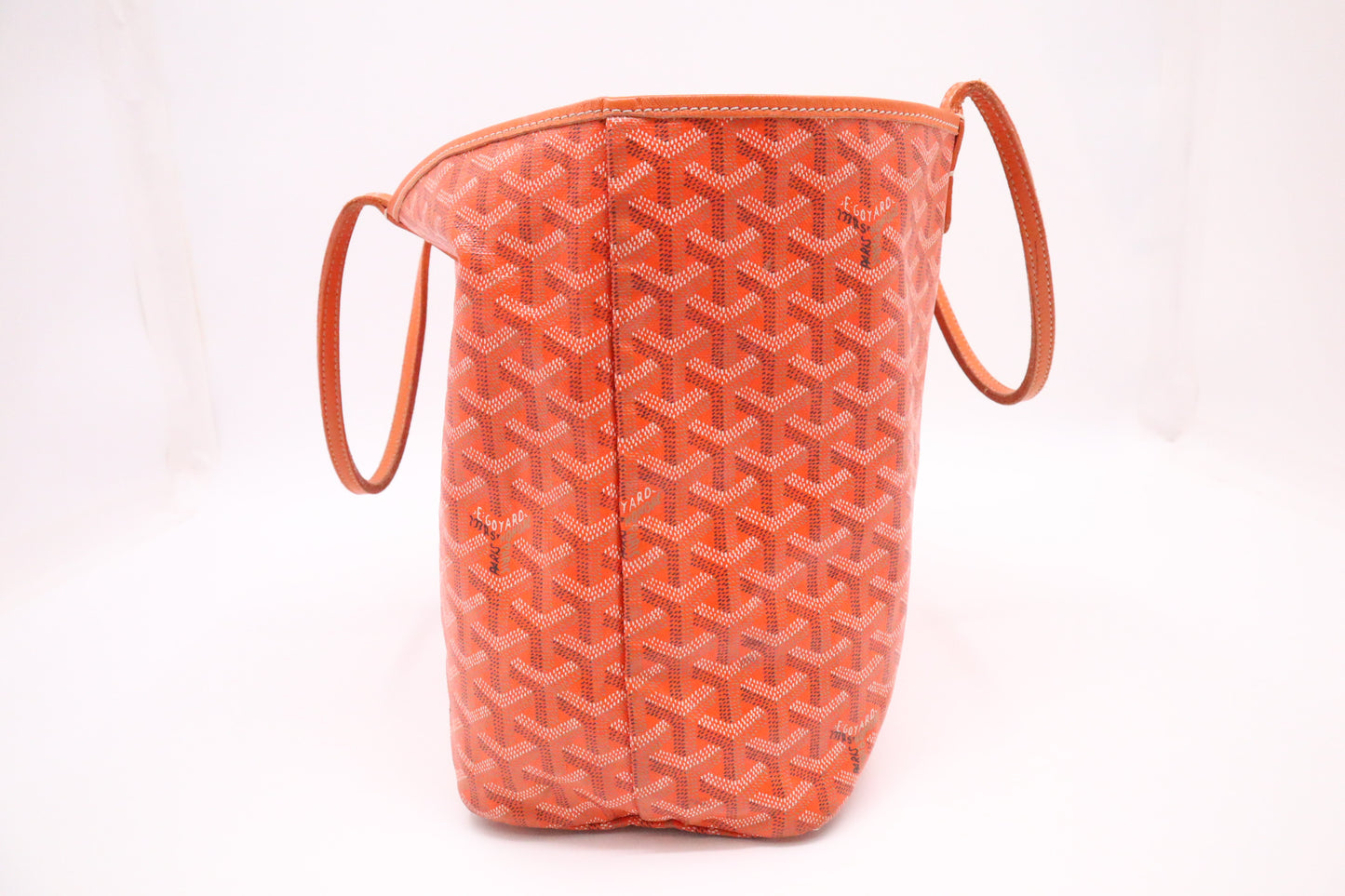 Goyard Saint Louis PM in Orange Goyardine Canvas