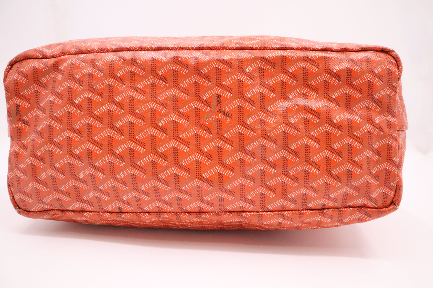 Goyard Saint Louis PM in Orange Goyardine Canvas