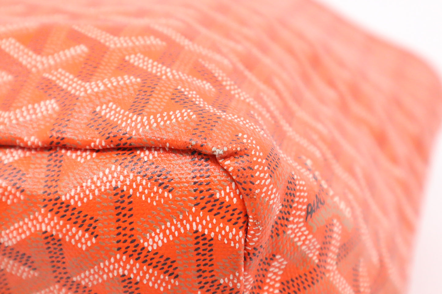 Goyard Saint Louis PM in Orange Goyardine Canvas