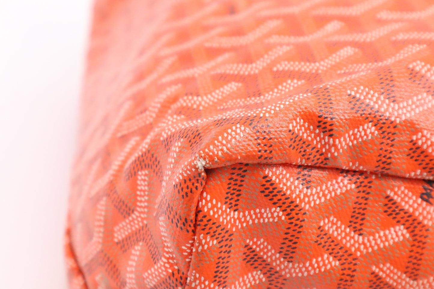Goyard Saint Louis PM in Orange Goyardine Canvas