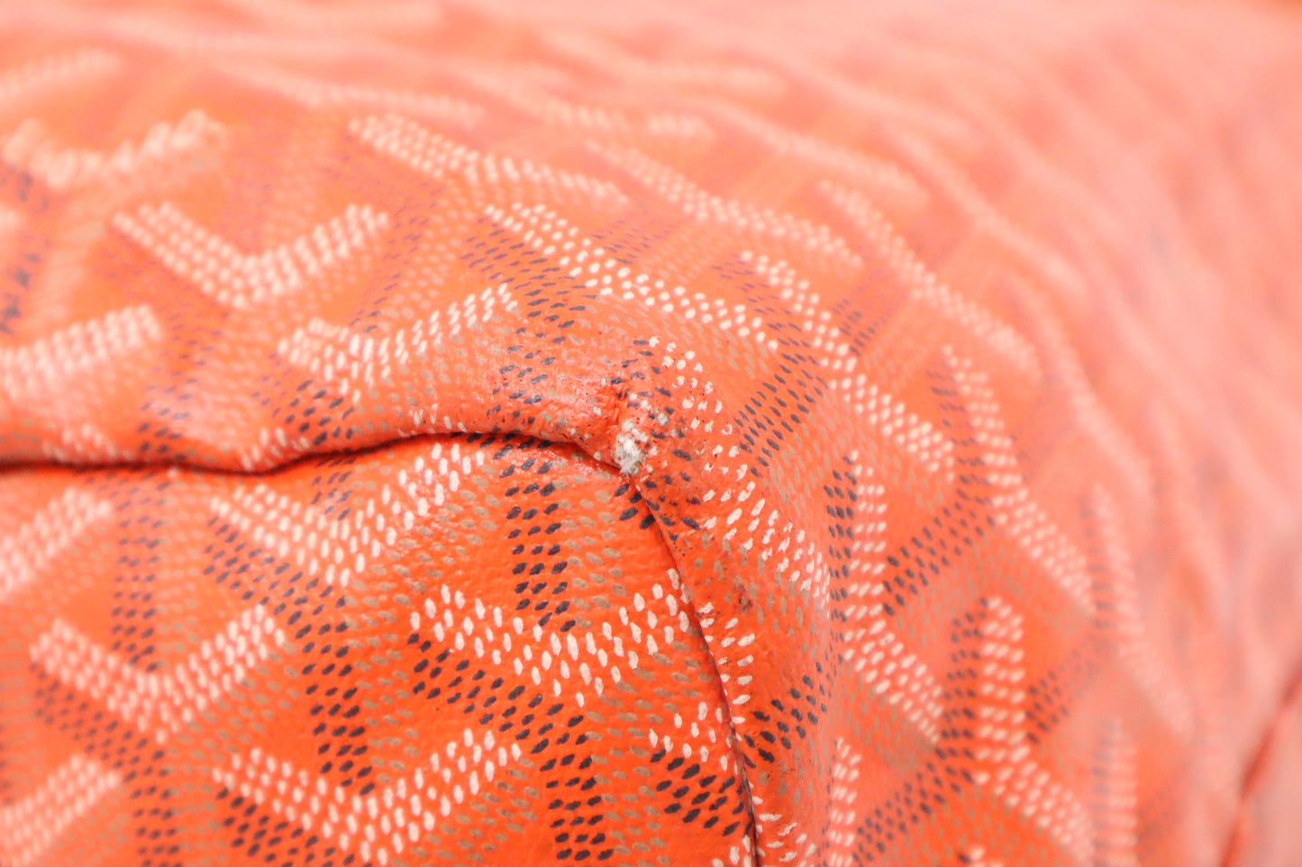 Goyard Saint Louis PM in Orange Goyardine Canvas