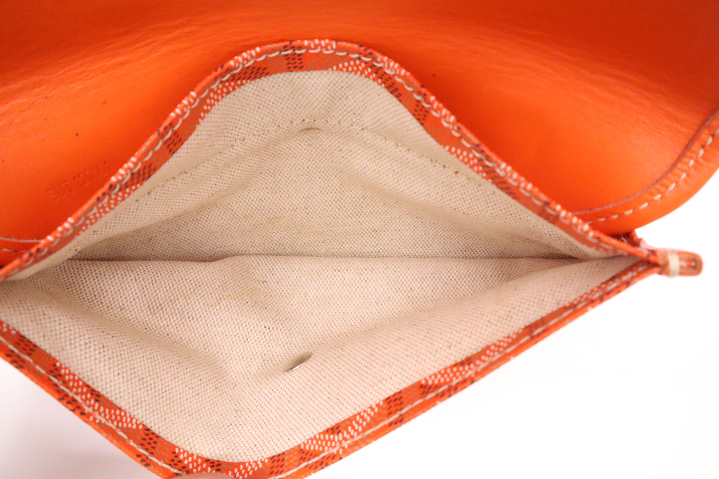 Goyard Saint Louis PM in Orange Goyardine Canvas