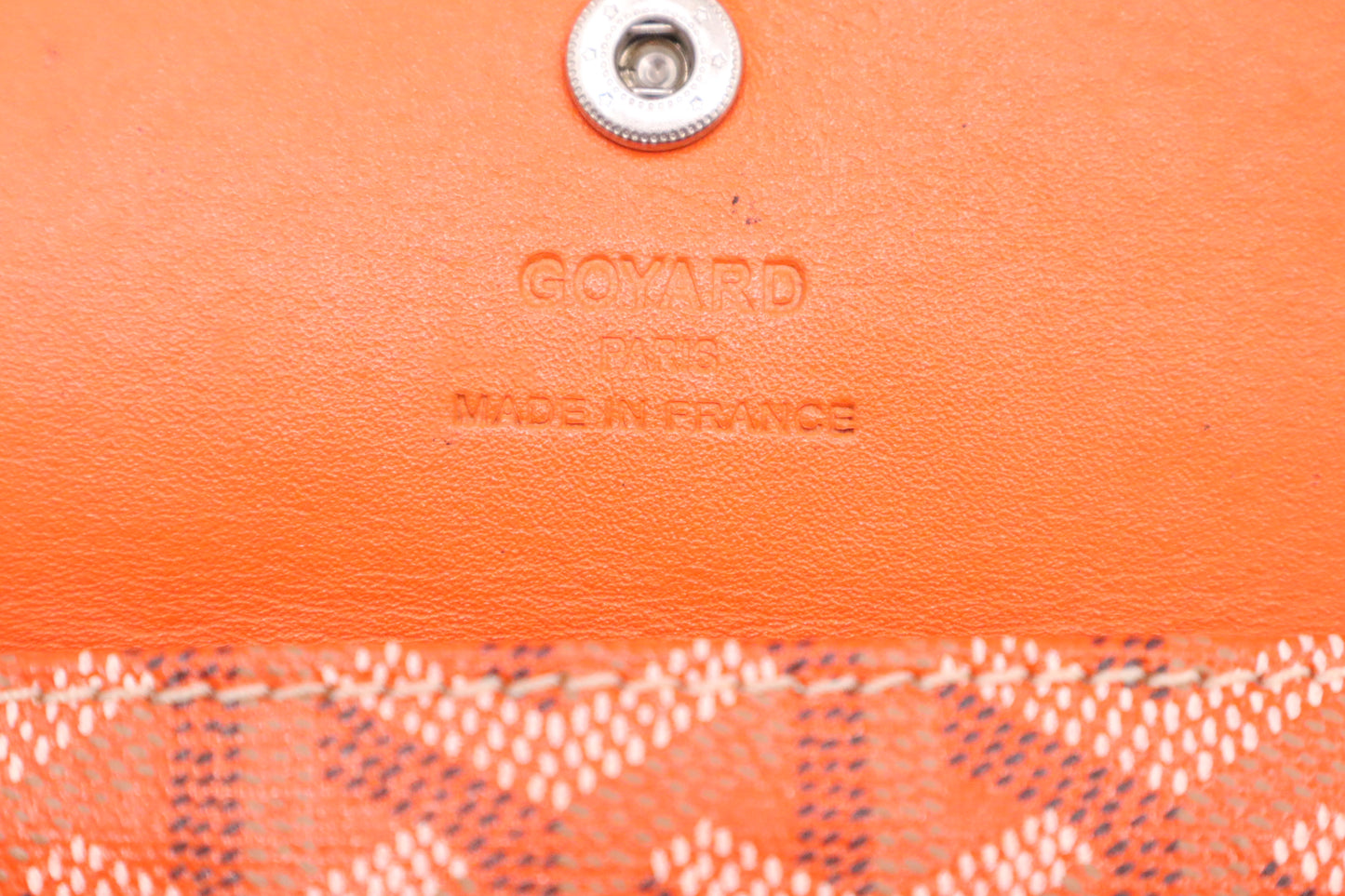 Goyard Saint Louis PM in Orange Goyardine Canvas
