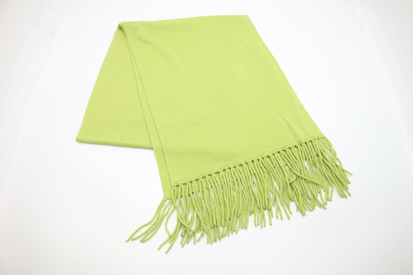 Hermes Scarf in Green Merino Wool