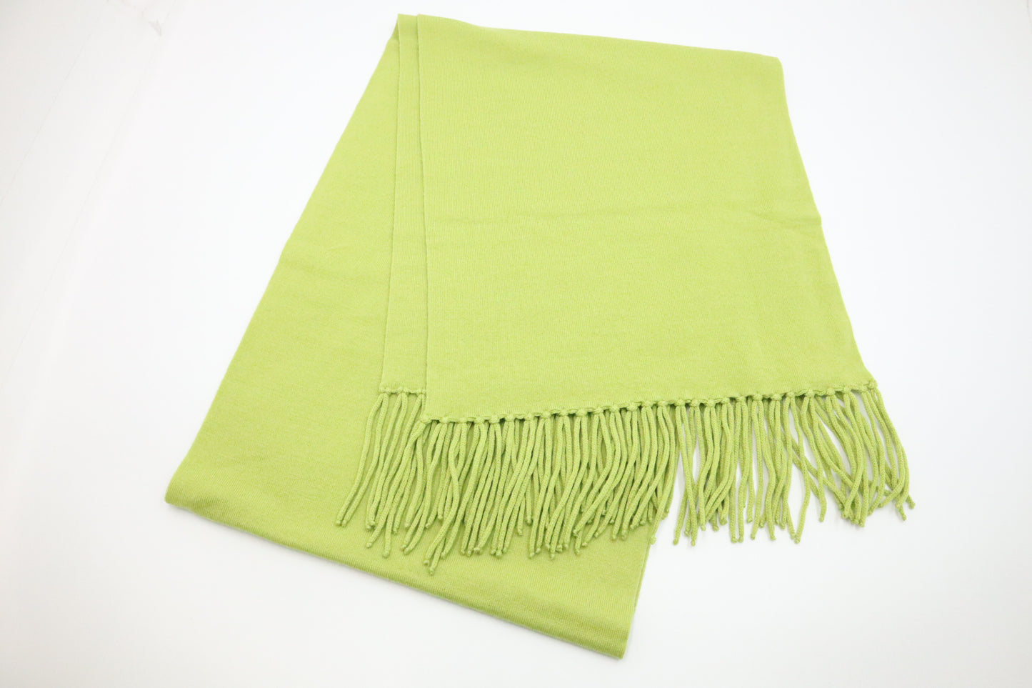 Hermes Scarf in Green Merino Wool