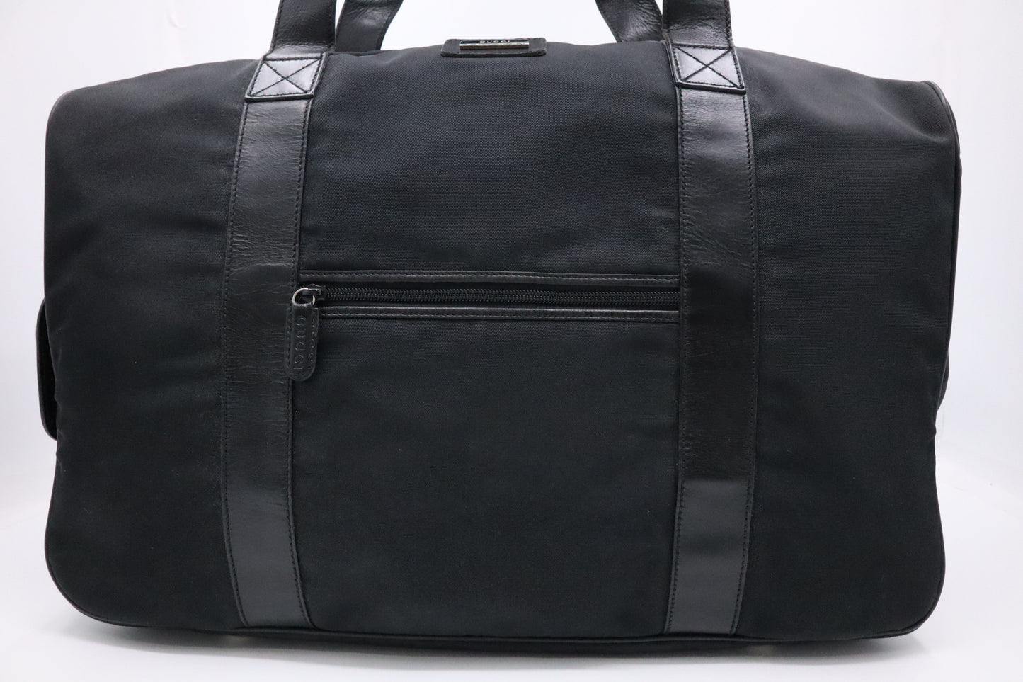 Gucci Boston Bag in Black Canvas