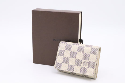 Louis Vuitton Card Case in Damier Azur