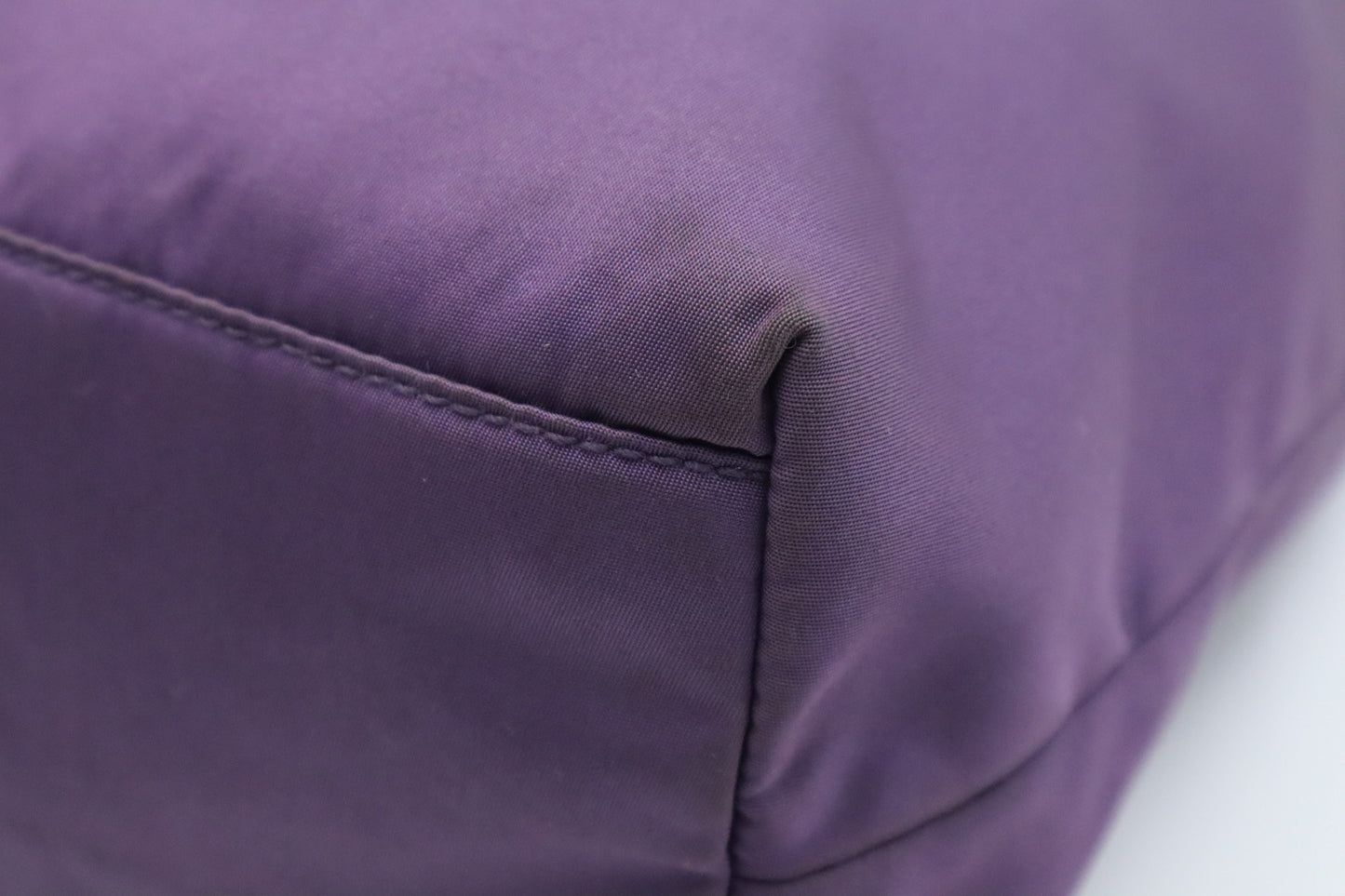 Prada Tote Bag in Purple Nylon