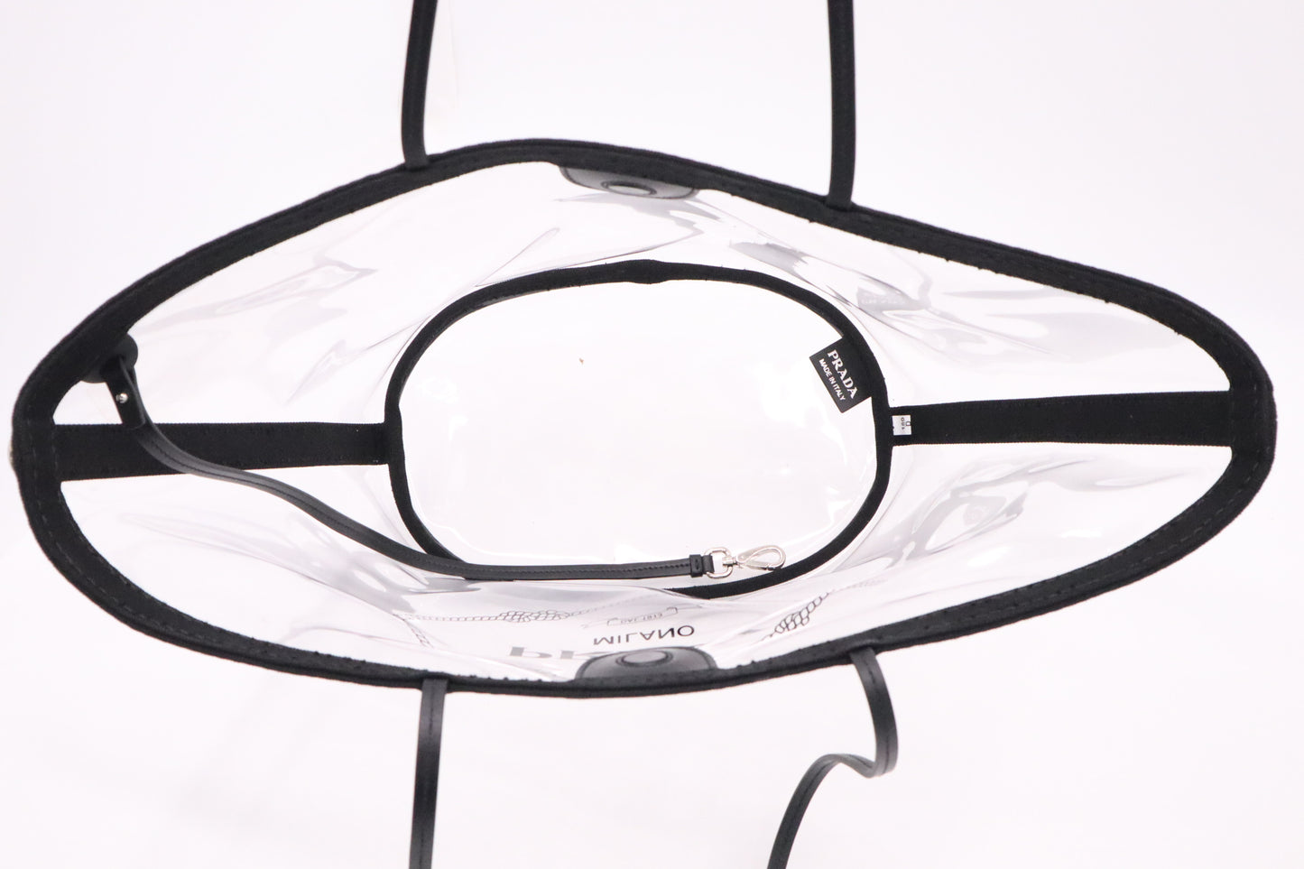 Prada Canapa in Plexiglass Canvas