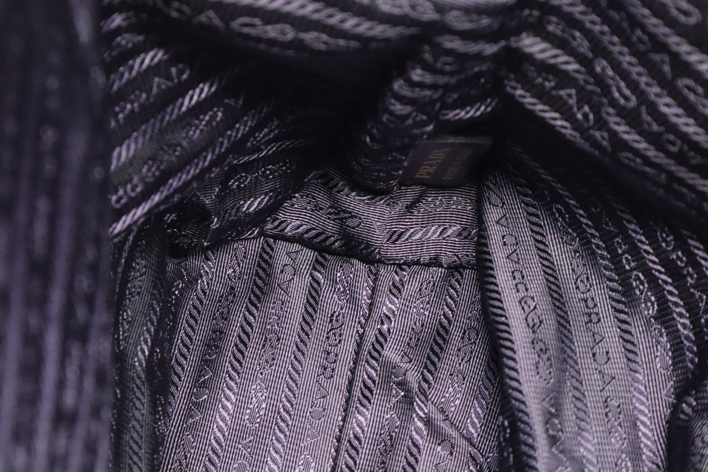 Prada Tote Bag in Purple Nylon