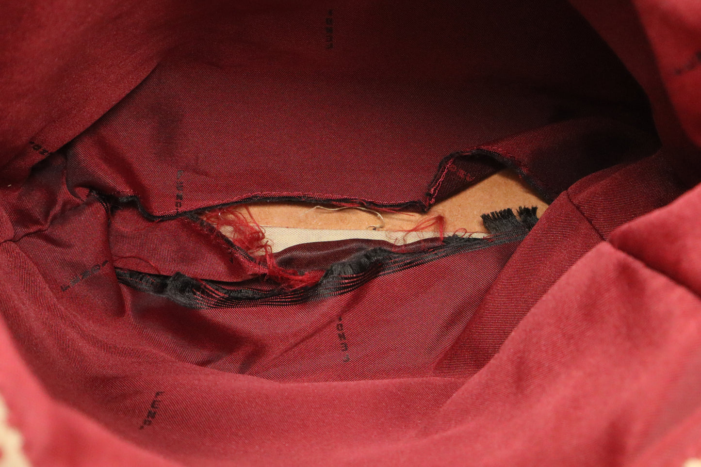 Fendi Handbag in Red Zucca Canvas