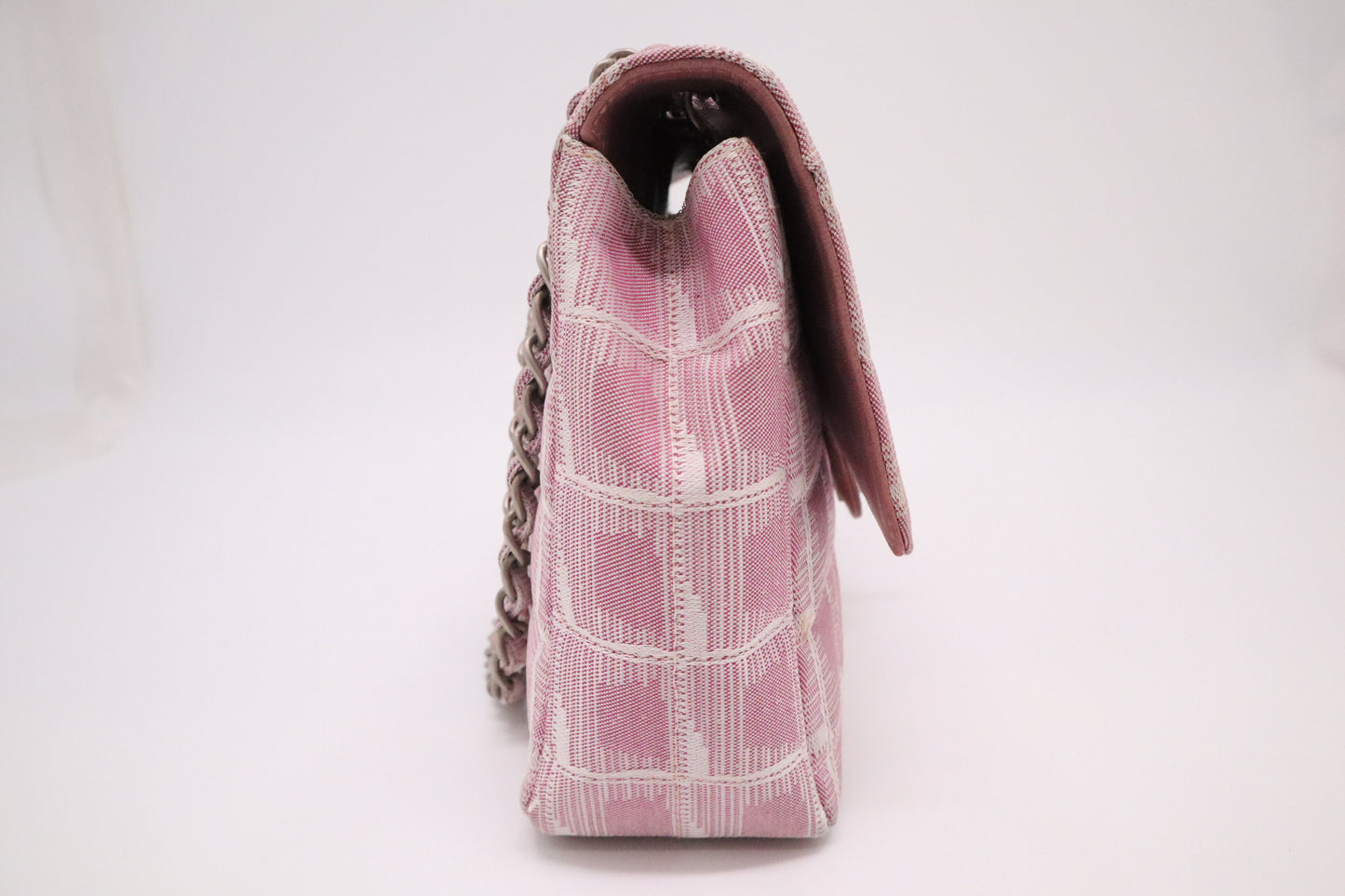 Chanel Medium Flap in Pink New Travel Line Canvas