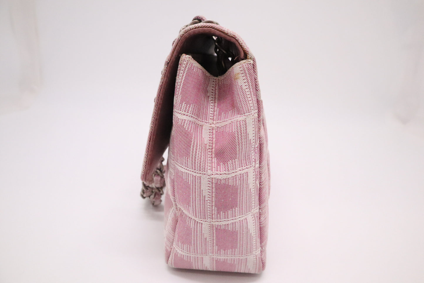 Chanel Medium Flap in Pink New Travel Line Canvas