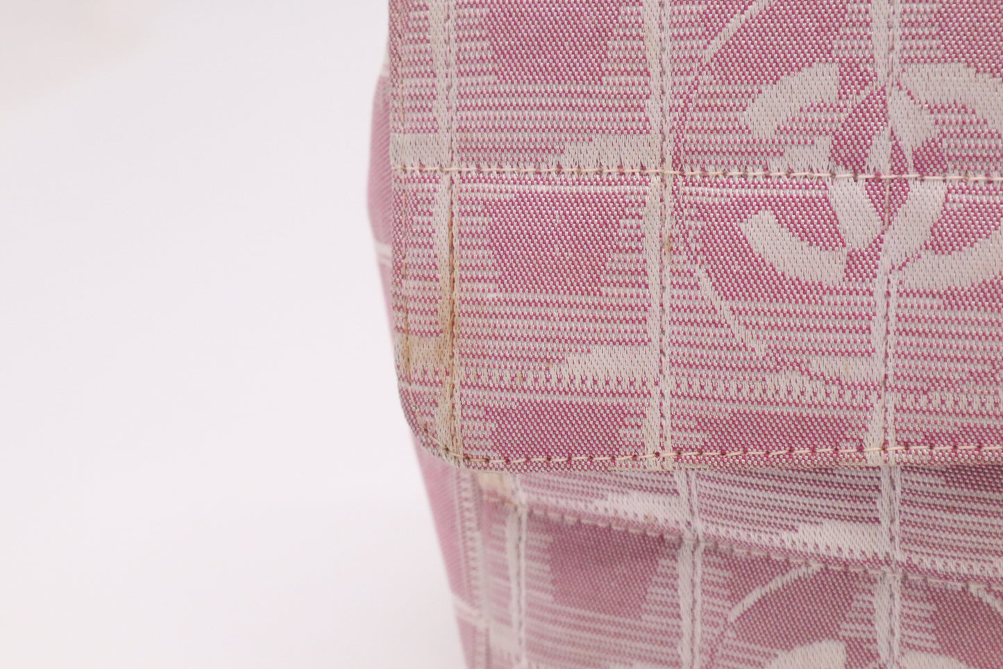 Chanel Medium Flap in Pink New Travel Line Canvas