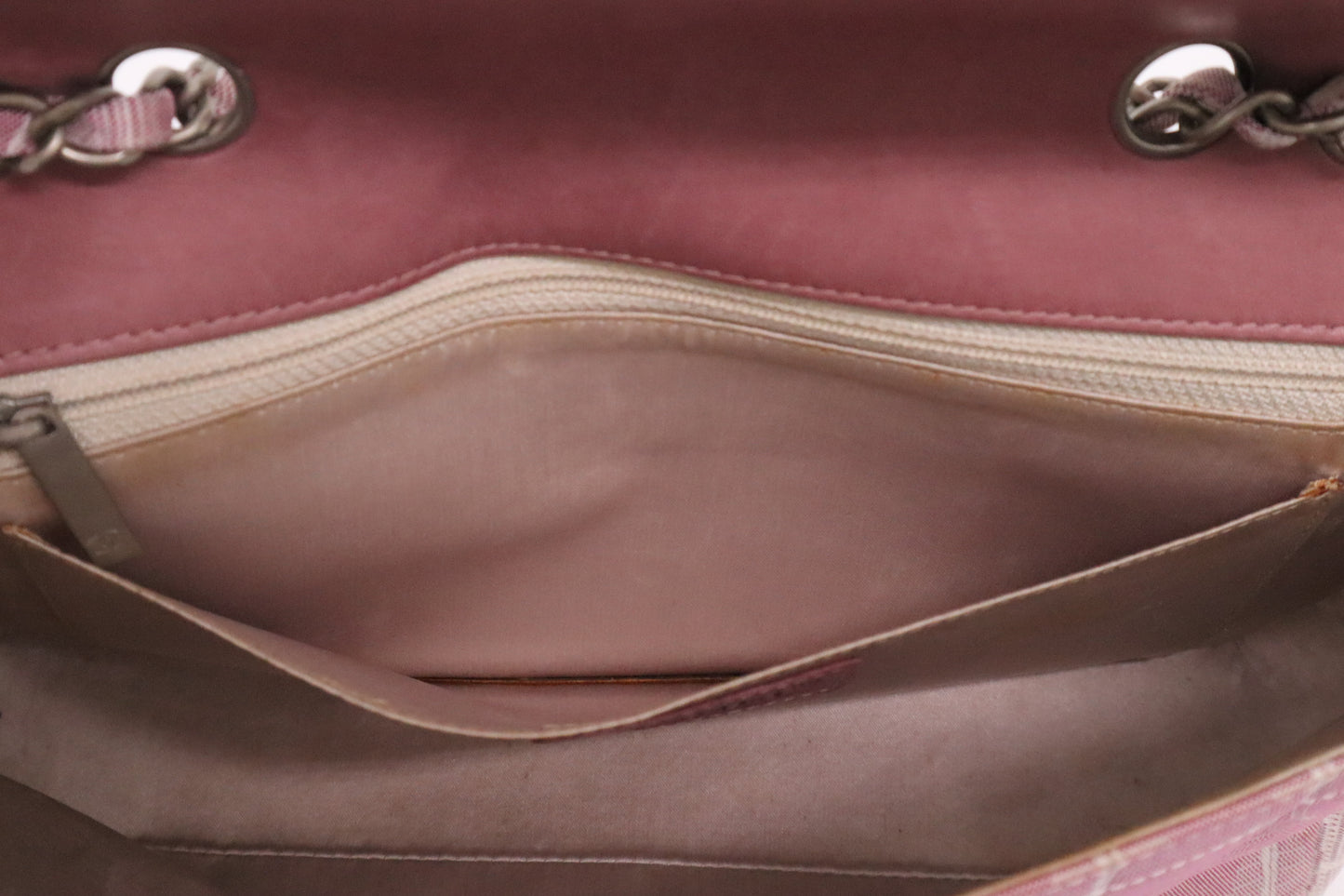 Chanel Medium Flap in Pink New Travel Line Canvas
