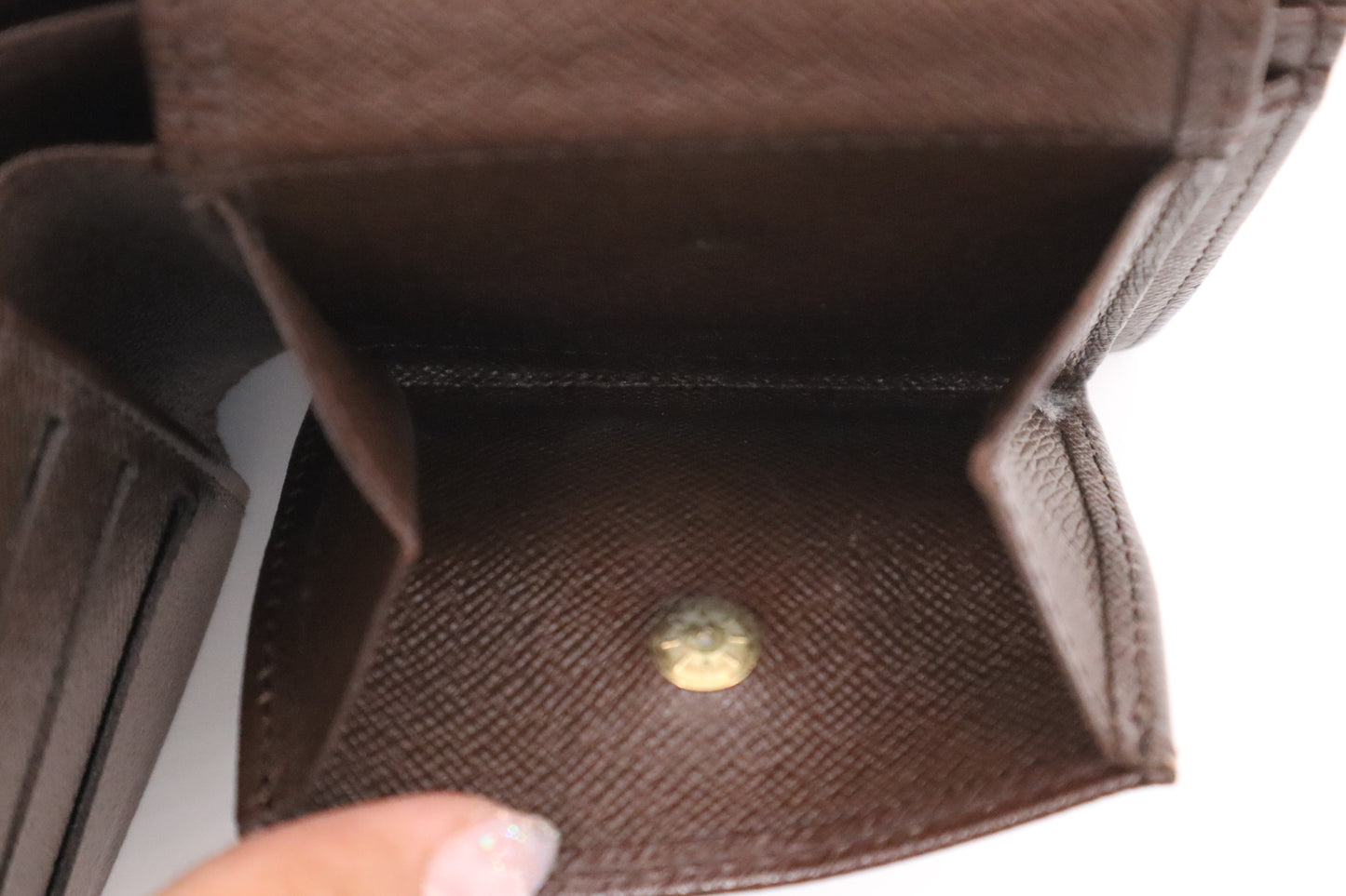 Louis Vuitton Bifold Wallet in Damier Ebene