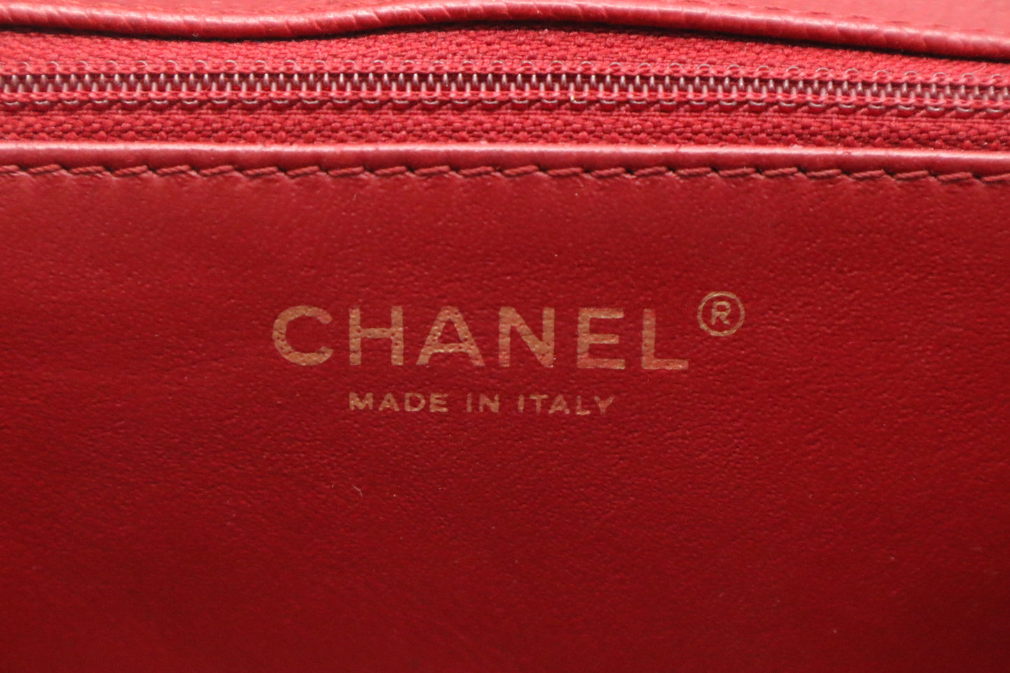Chanel Classic Flap in Red Caviar Leather