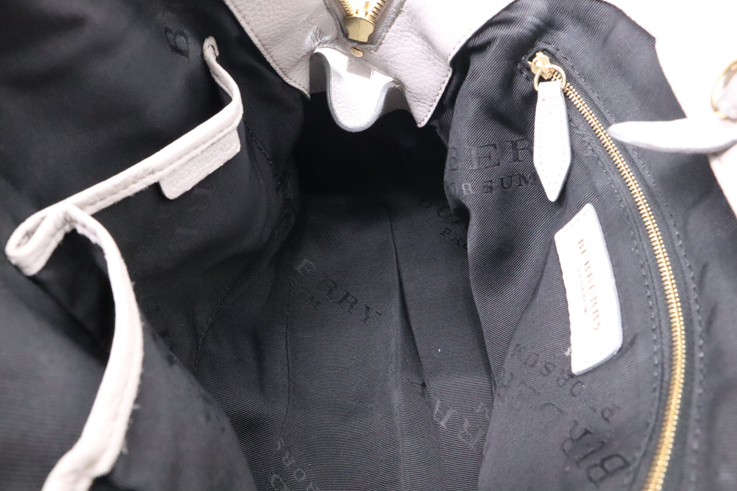Burberry Two-way Handbag in Gray Leather