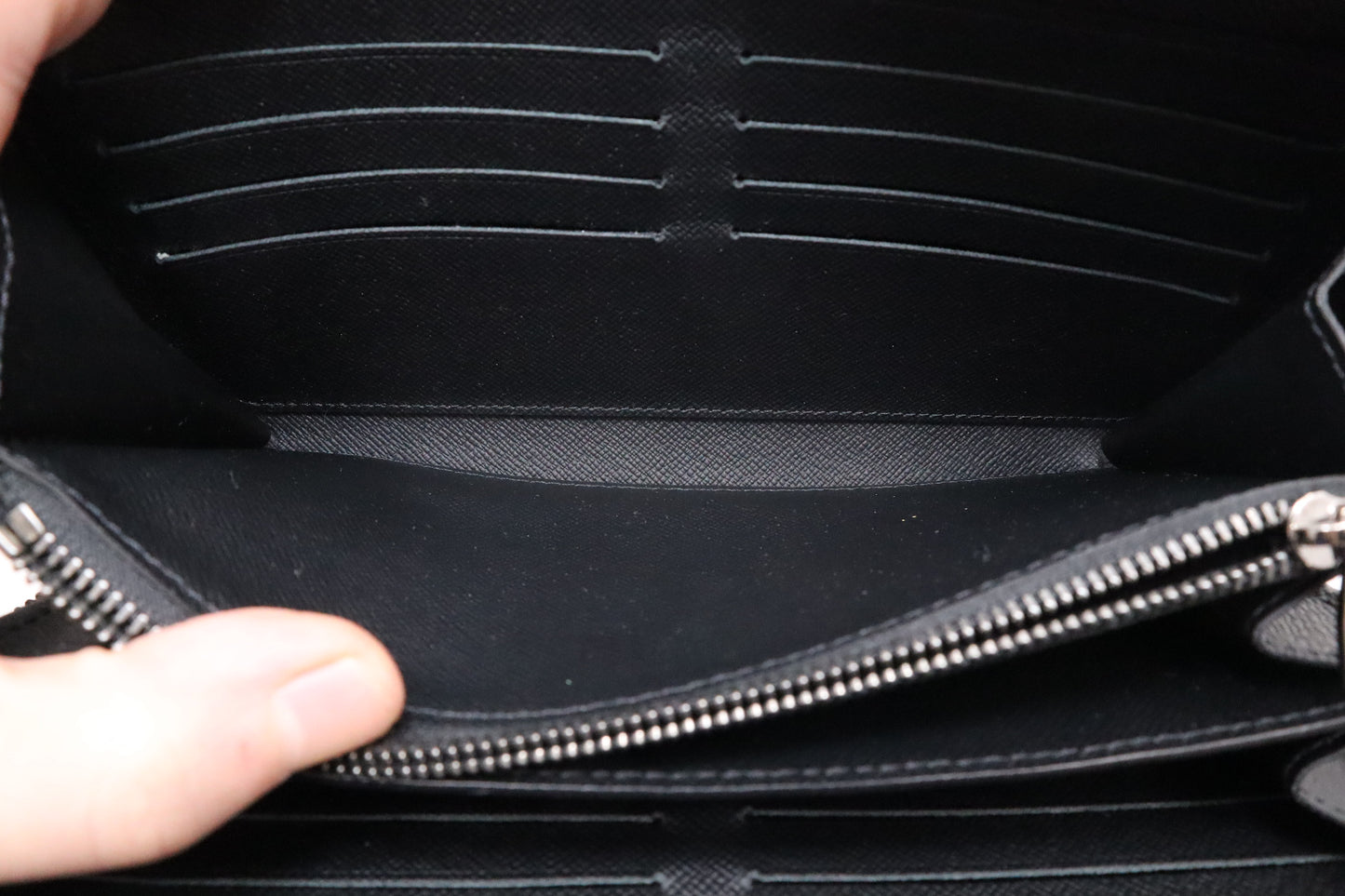 Louis Vuitton Zippy XL Wallet in Monogram Eclipse Canvas