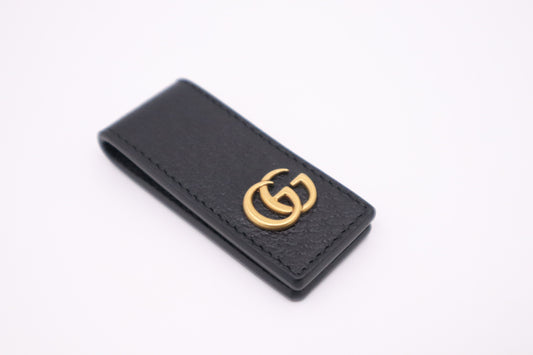 Gucci Money Clip in Black Leather