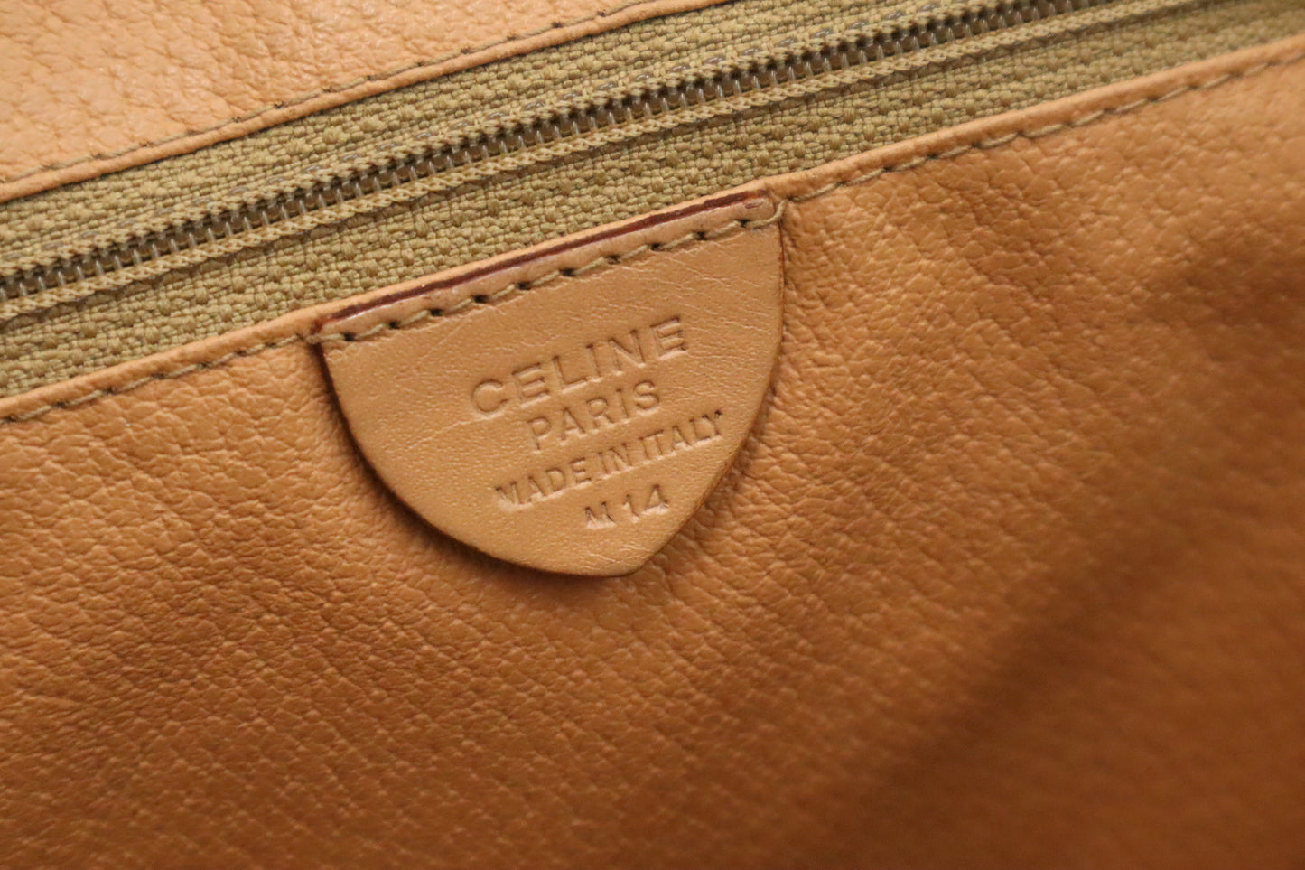 Celine Backpack in Brown Macadam Canvas