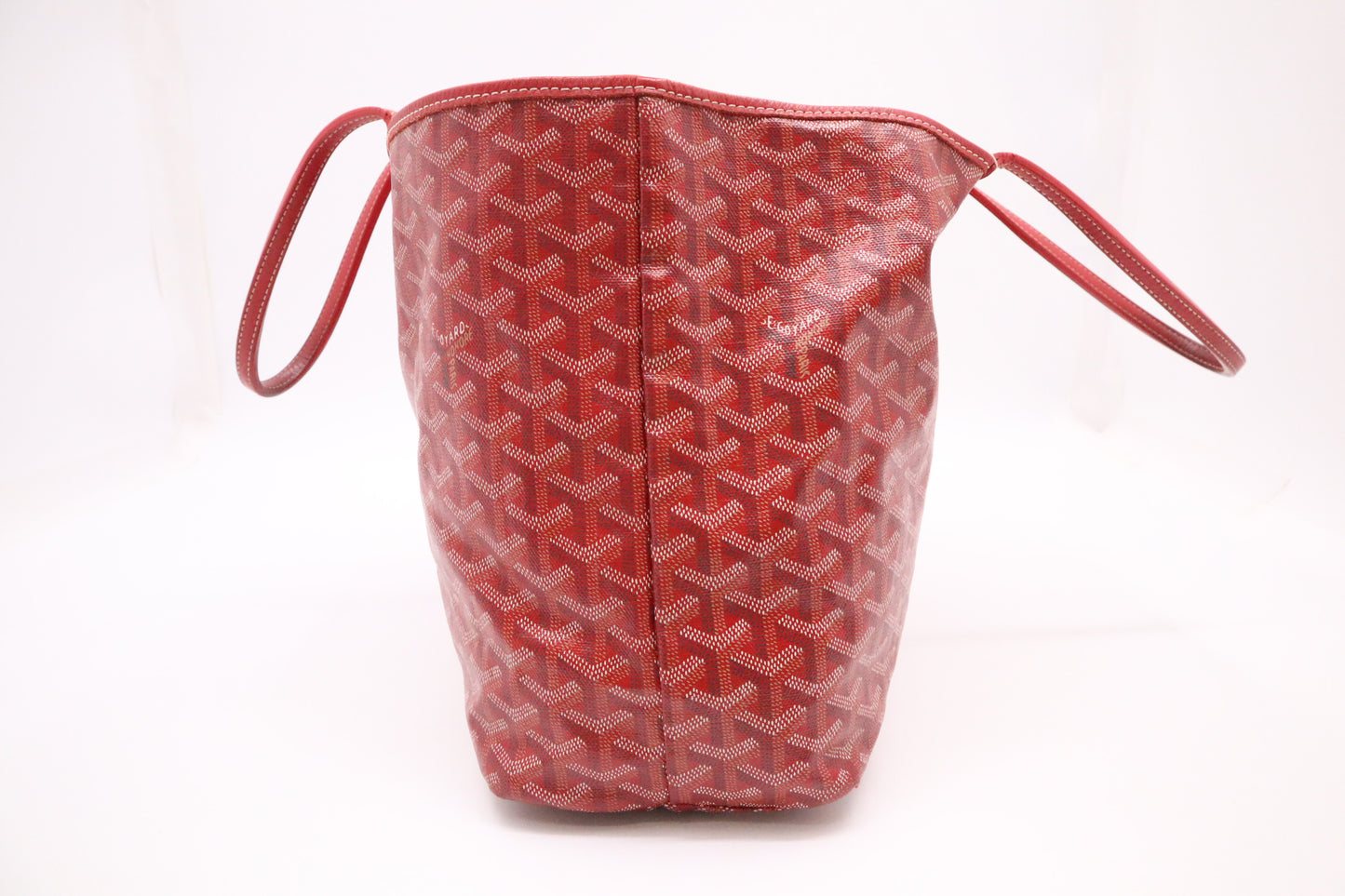 Goyard Saint Louis PM in Red Goyardine Canvas