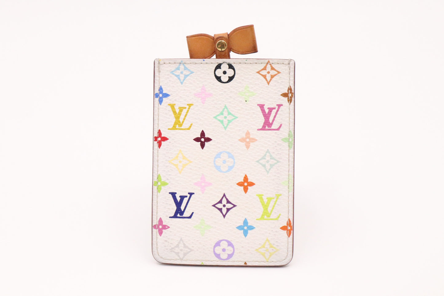 Louis Vuitton Compact Mirror in White Multicolour Monogram Canvas