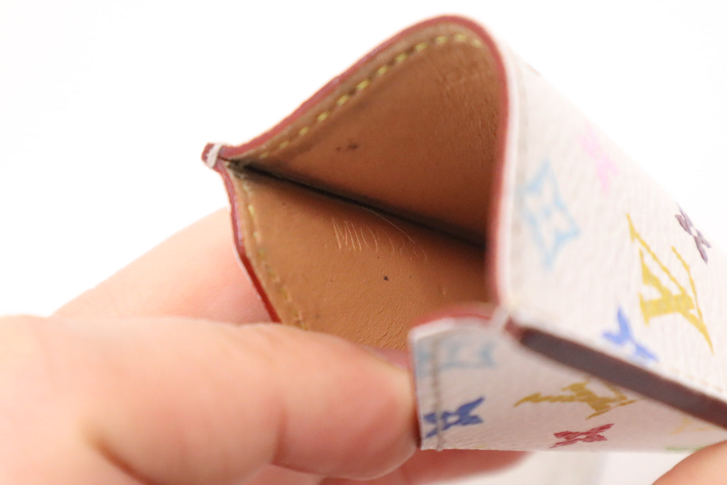 Louis Vuitton Compact Mirror in White Multicolour Monogram Canvas
