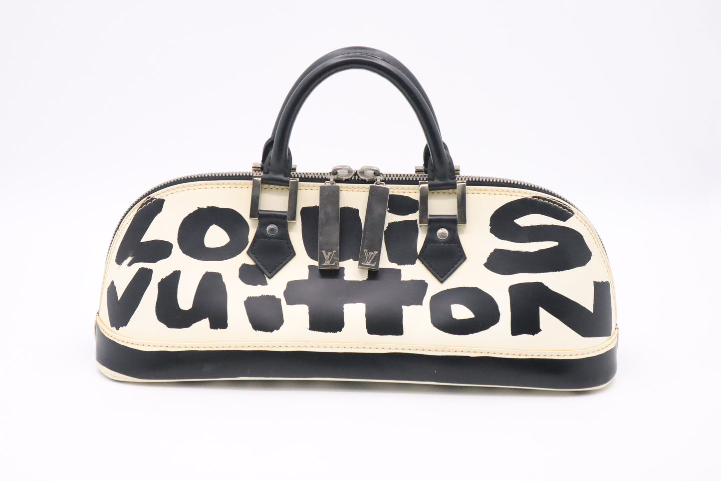 Louis Vuitton x Stephen Sprouse Alma Horizontal in Black & White Graffiti Leather