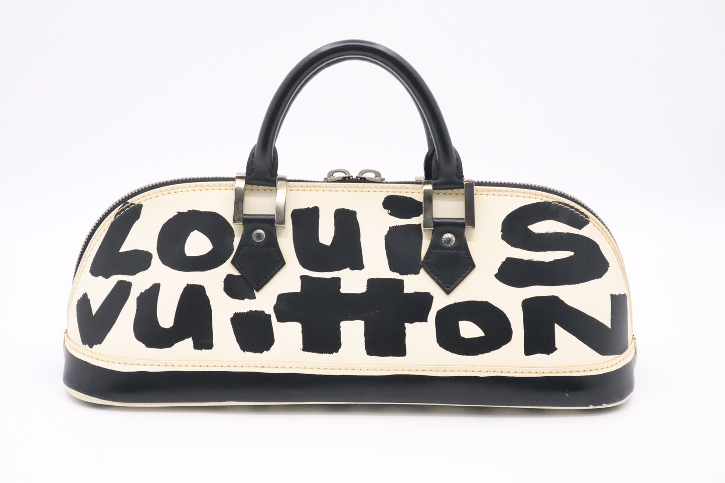 Louis Vuitton x Stephen Sprouse Alma Horizontal in Black & White Graffiti Leather