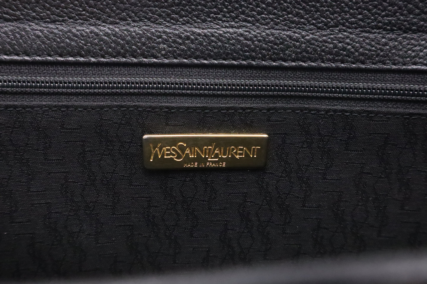 YSL Saint Laurent Shoulder Bag in Black Leather