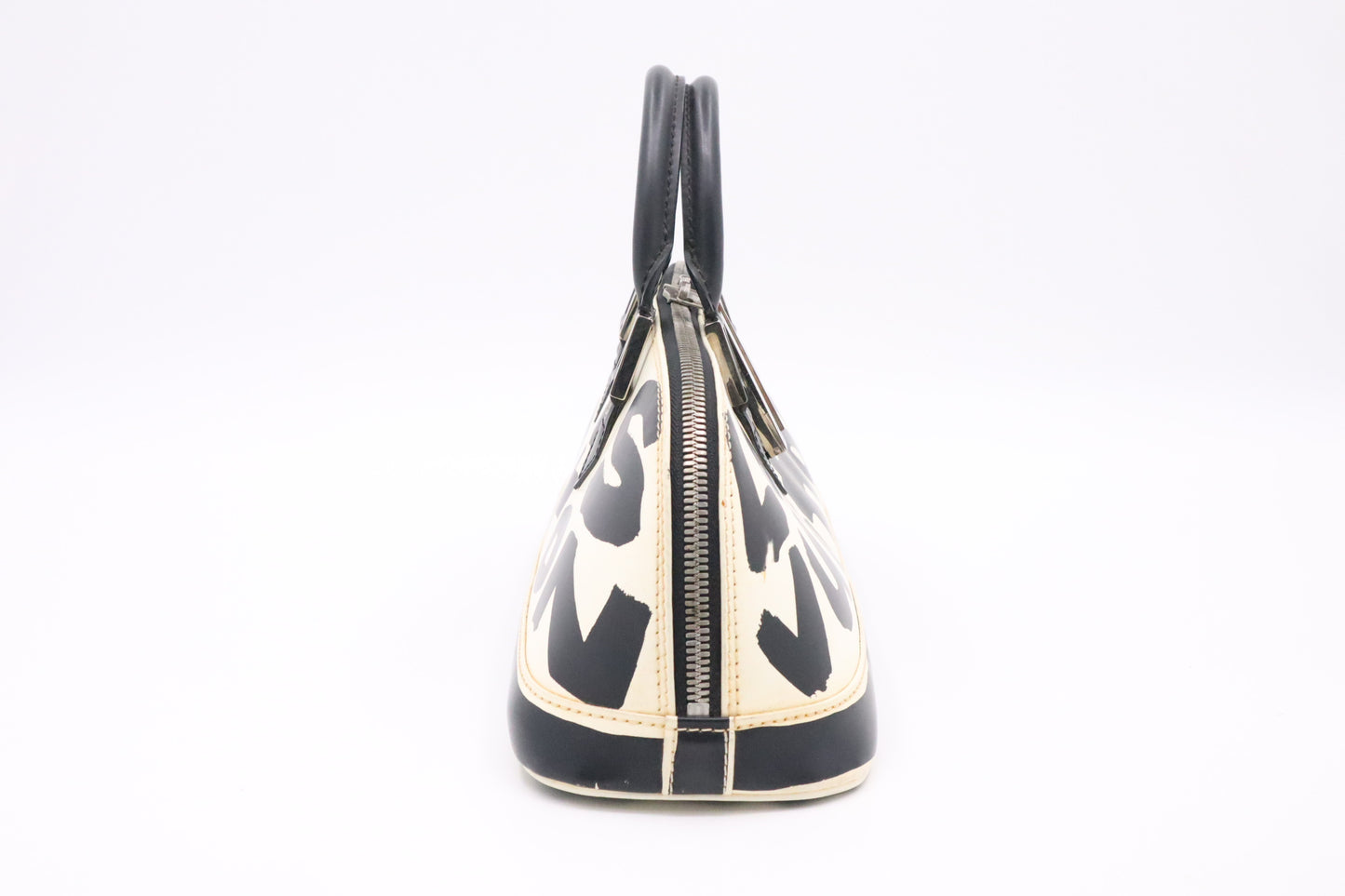 Louis Vuitton x Stephen Sprouse Alma Horizontal in Black & White Graffiti Leather