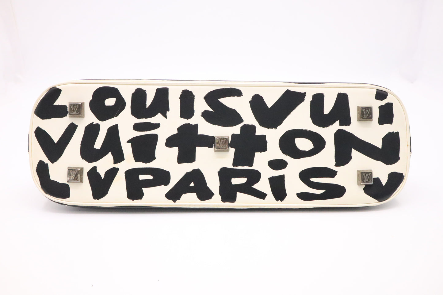 Louis Vuitton x Stephen Sprouse Alma Horizontal in Black & White Graffiti Leather