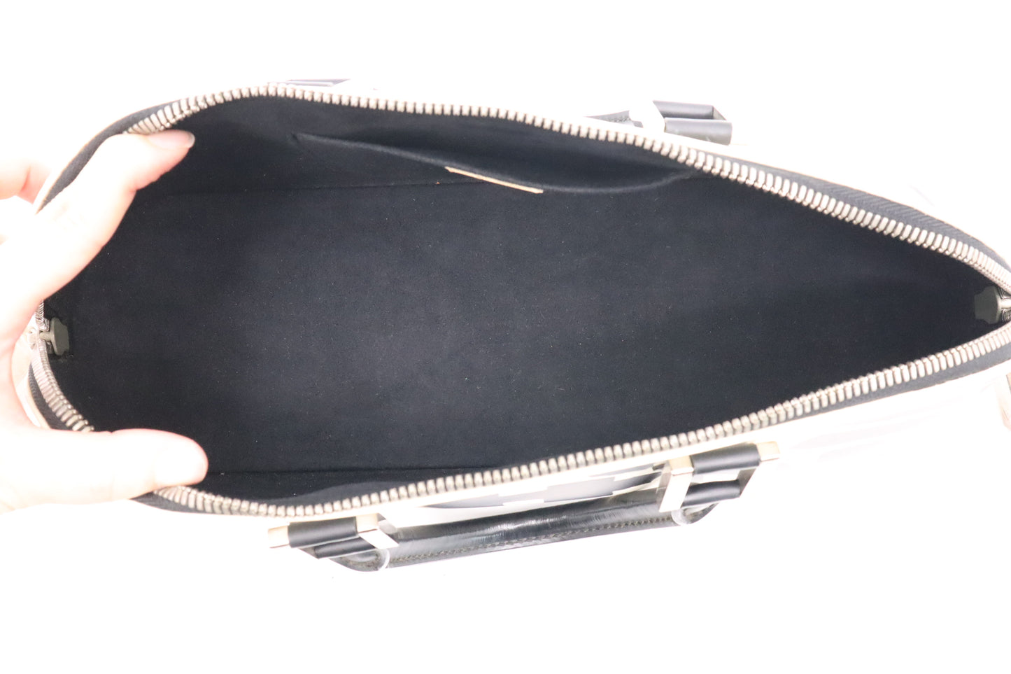 Louis Vuitton x Stephen Sprouse Alma Horizontal in Black & White Graffiti Leather