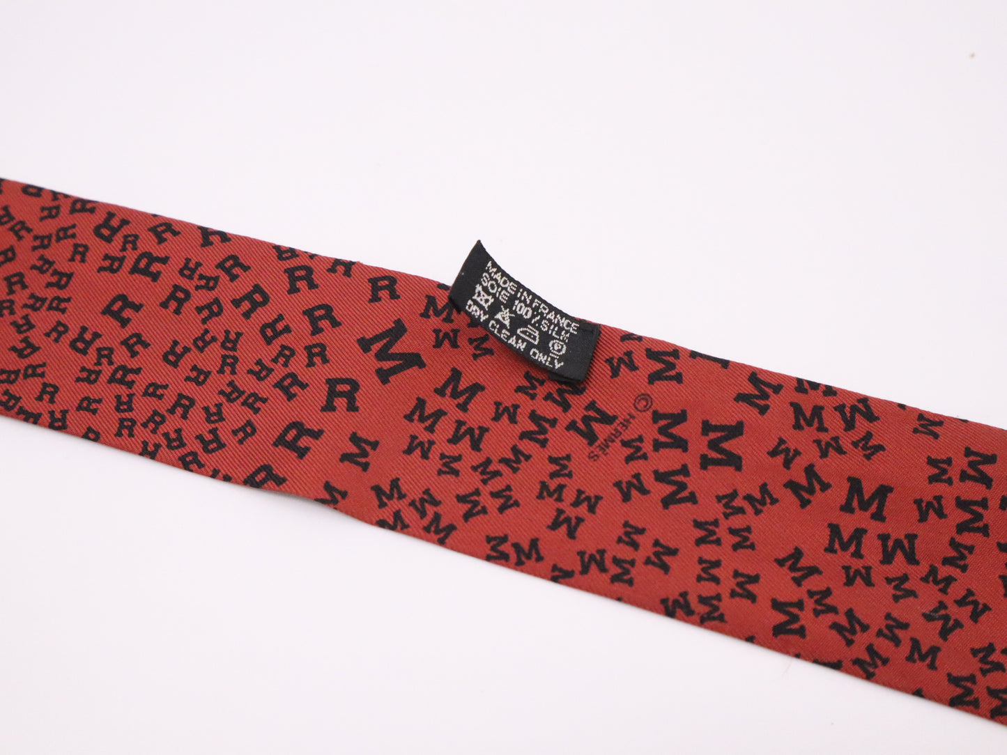 Hermes Twilly in Red Silk