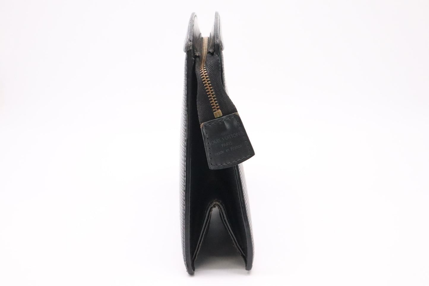 Louis Vuitton Clutch Bag in  Black Epi Trousse Crete Leather
