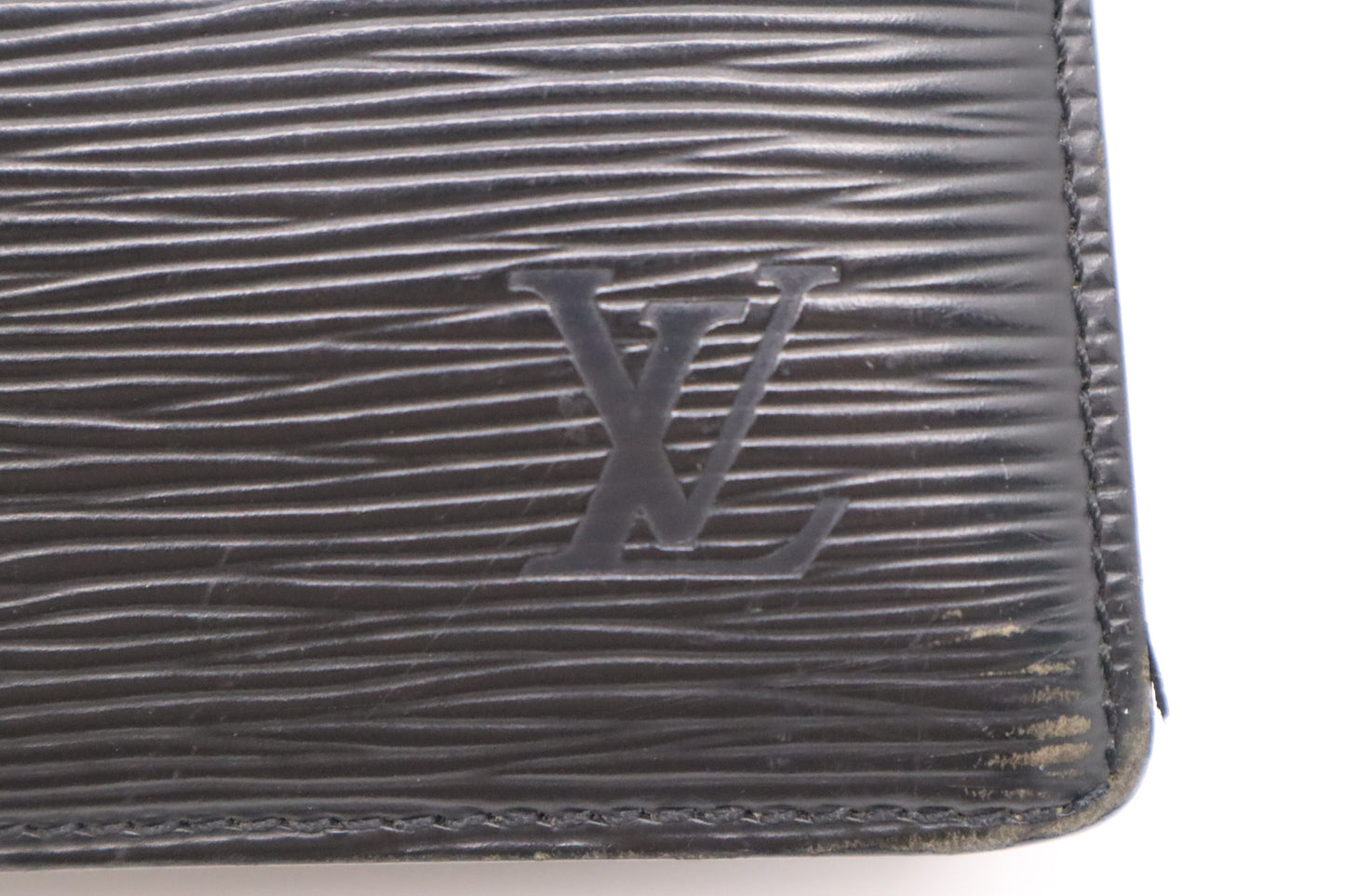 Louis Vuitton Clutch Bag in  Black Epi Trousse Crete Leather