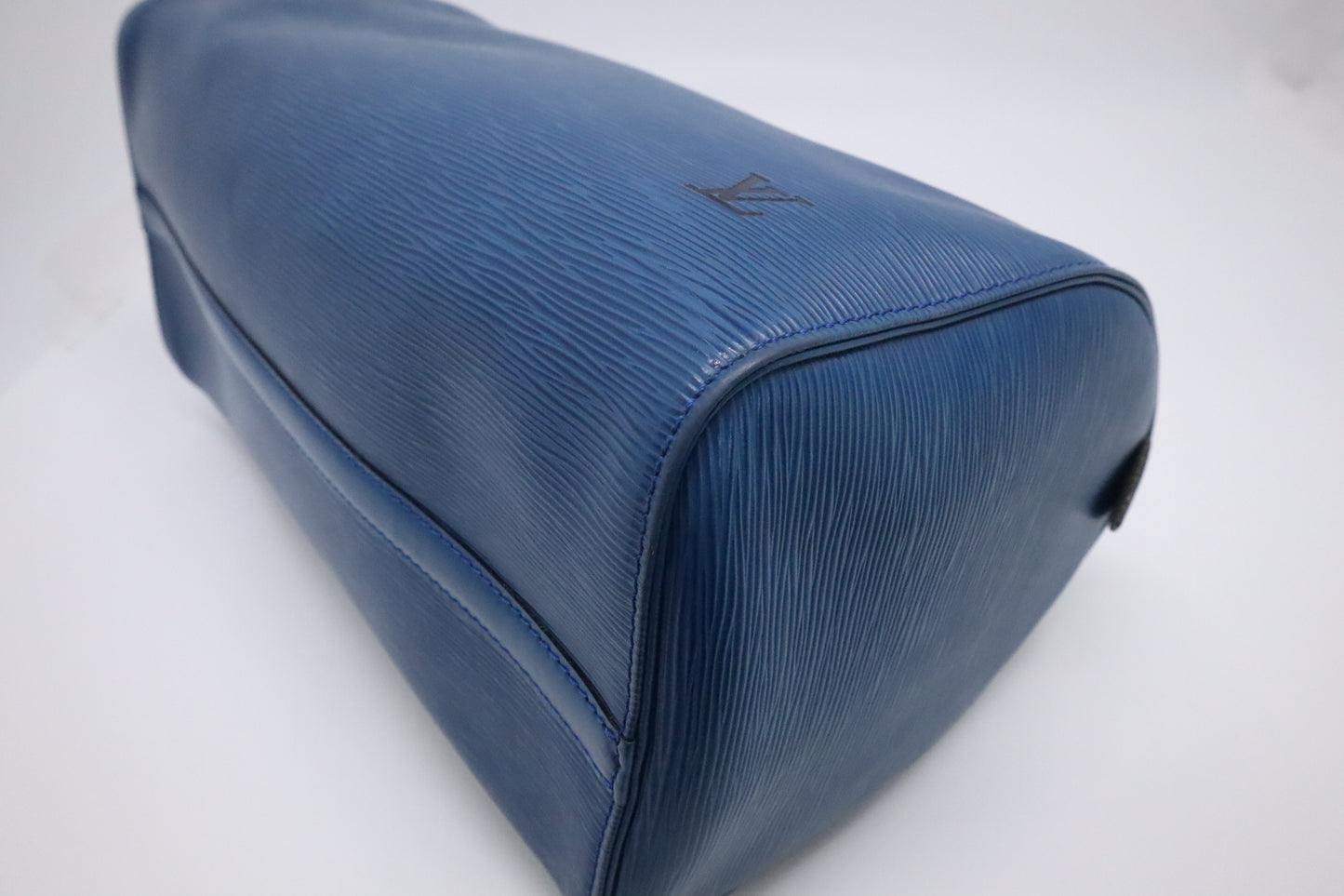 Louis Vuitton Speedy 35 in Blue Epi Leather