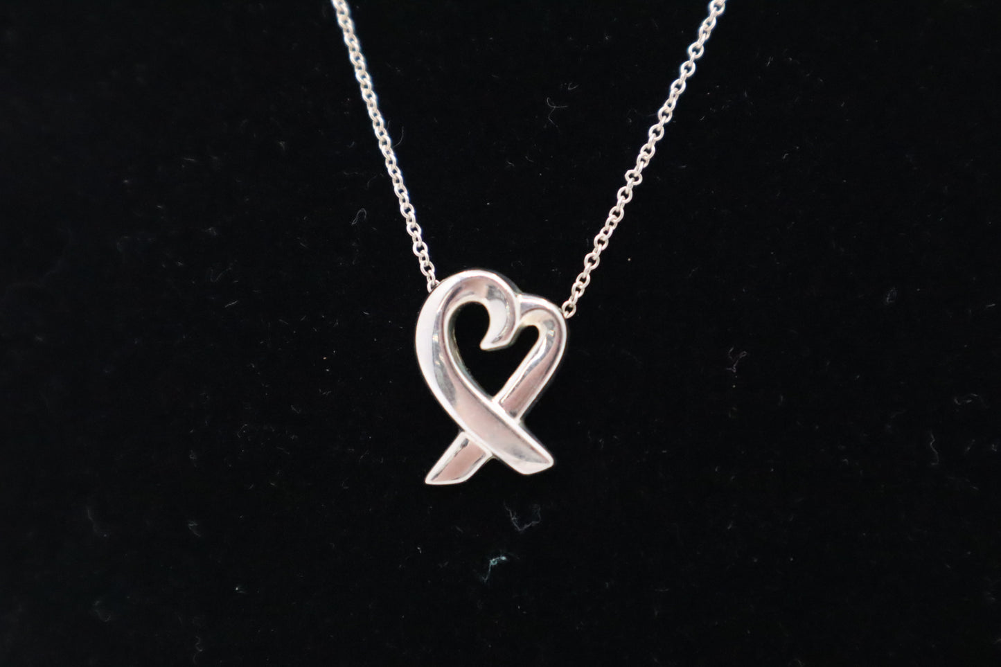Tiffany & Co. Loving Heart Necklace in Sterling Silver